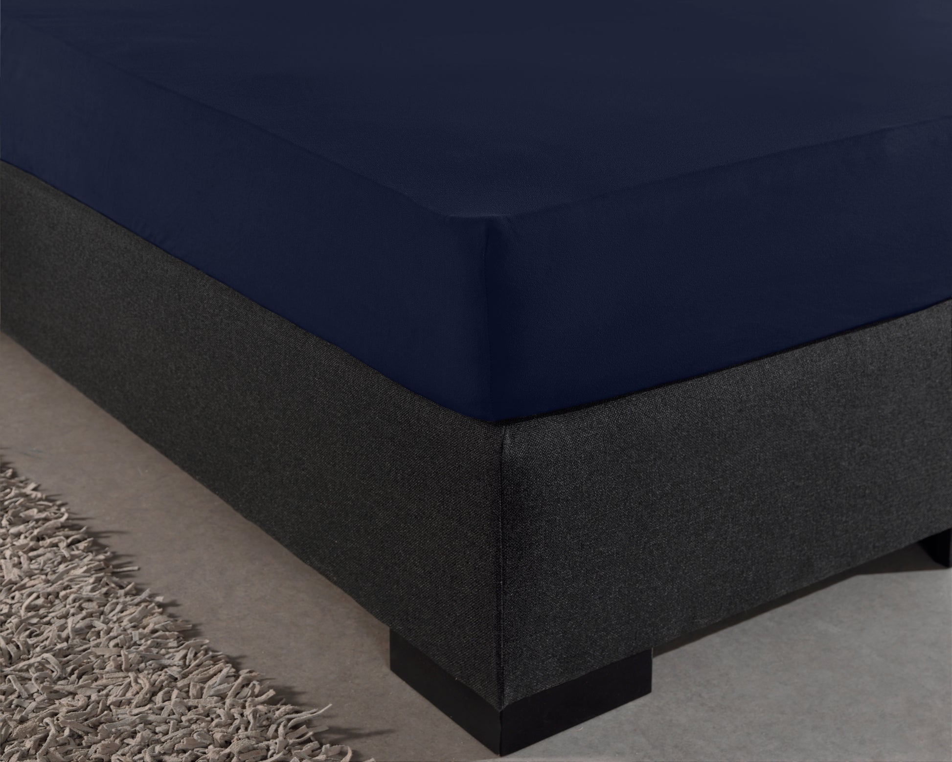 Enkel Jersey 135 gr. Hoeslaken Indigo