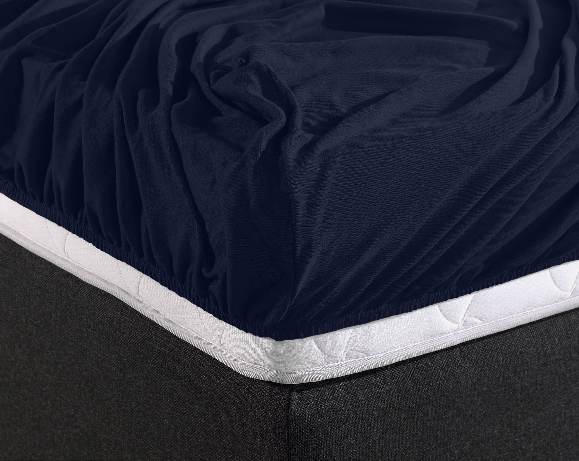 Enkel Jersey 135 gr. Hoeslaken Indigo