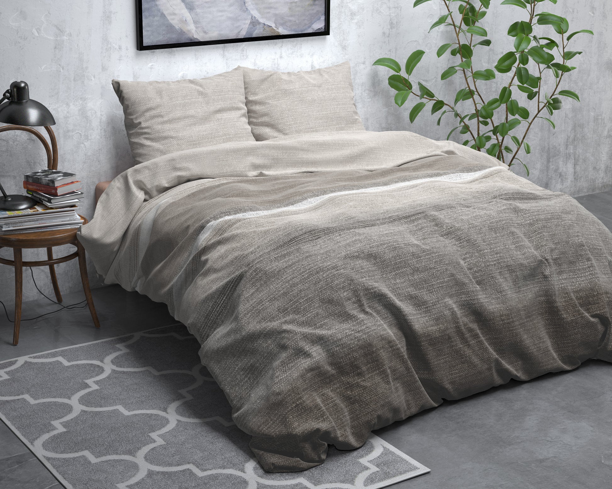 Flanel Stone Stripe