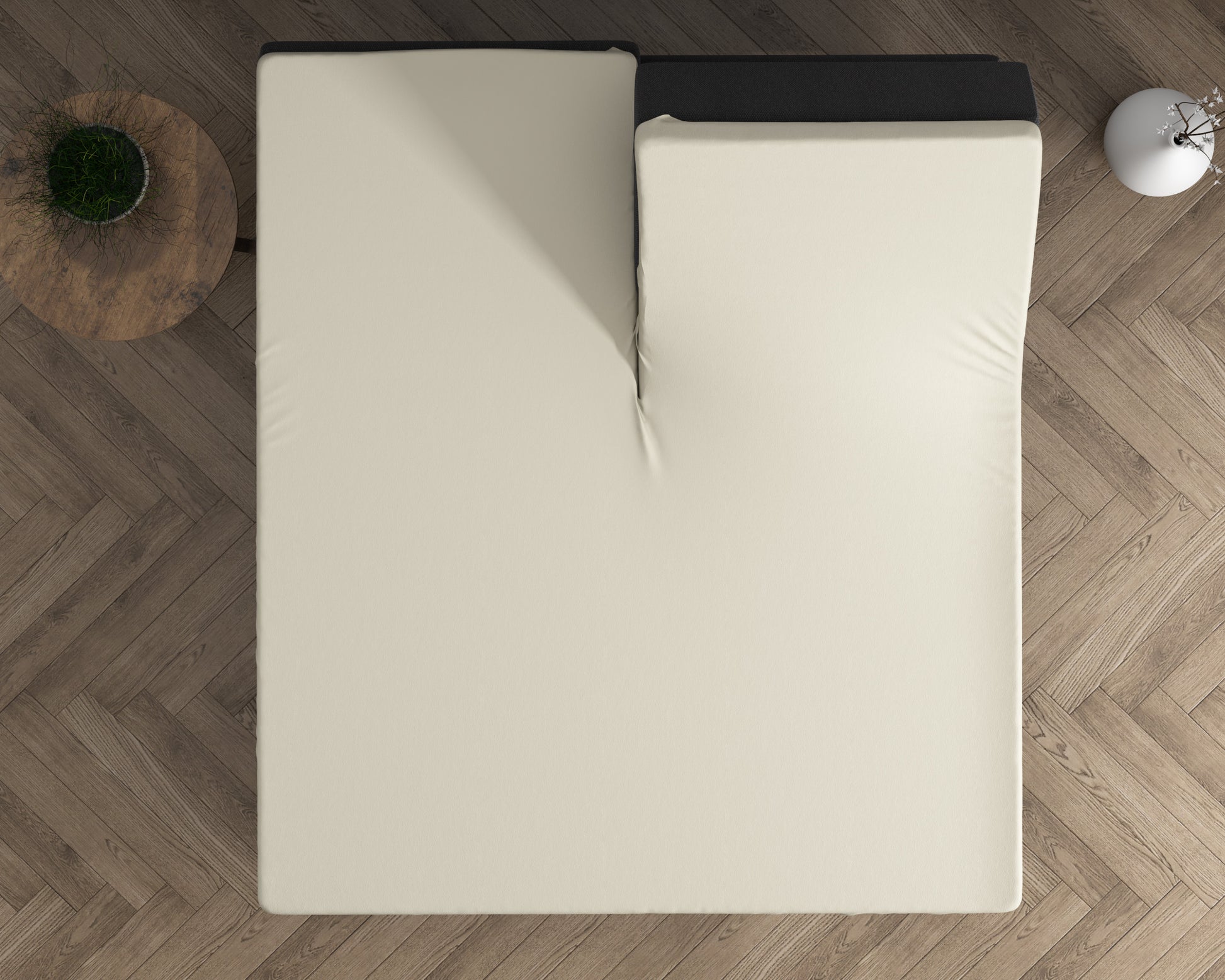 Dubbel Jersey 220 gr. Splittopper Hoeslaken