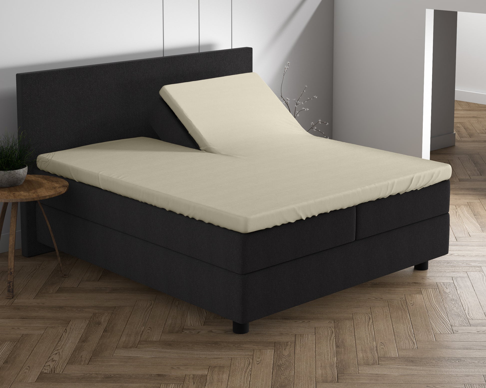 Dubbel Jersey 220 gr. Splittopper Hoeslaken